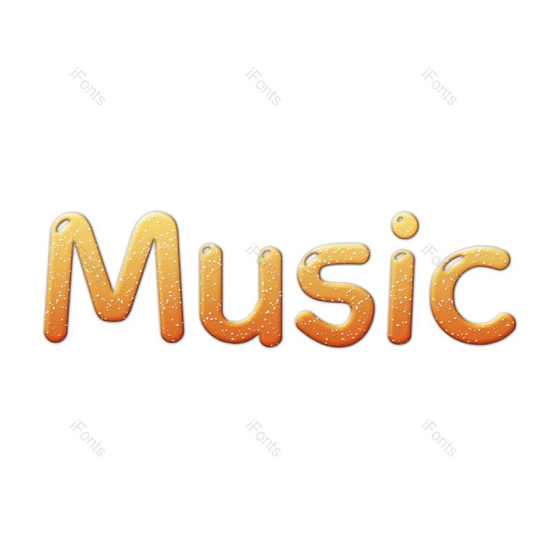 艺术字图片,音乐元素,音乐节PNG,英文免抠素材